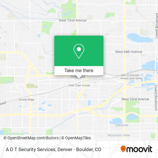 A D T Security Services map