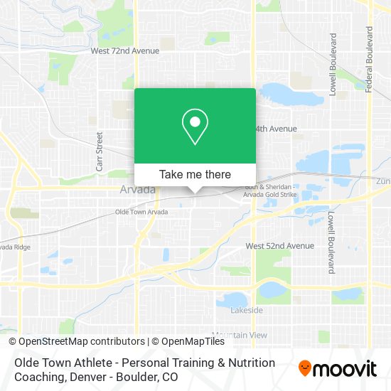 Olde Town Athlete - Personal Training & Nutrition Coaching map