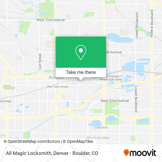 Mapa de All Magic Locksmith