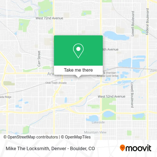 Mike The Locksmith map