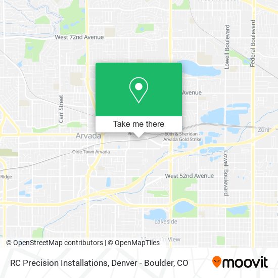 RC Precision Installations map
