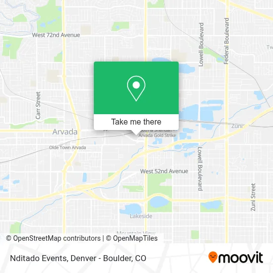 Nditado Events map