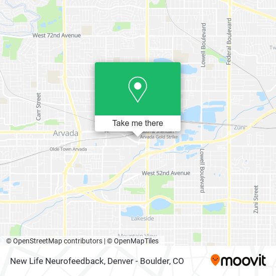 New Life Neurofeedback map