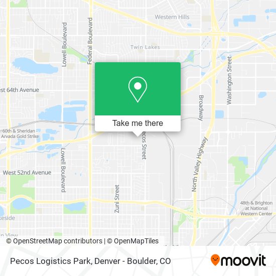 Pecos Logistics Park map