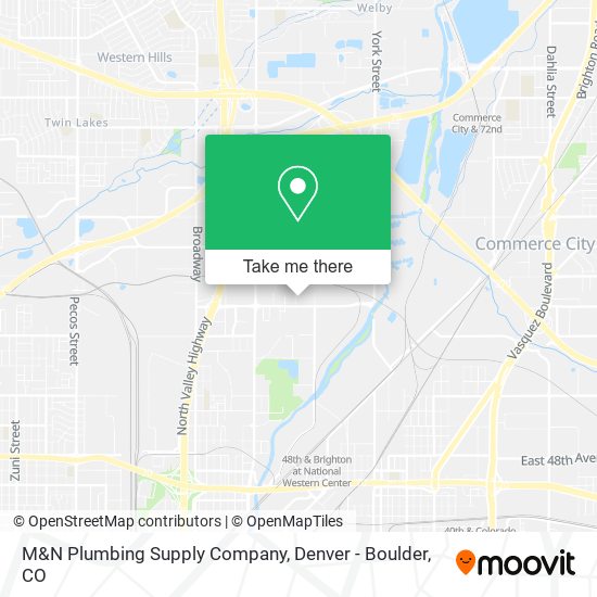 Mapa de M&N Plumbing Supply Company