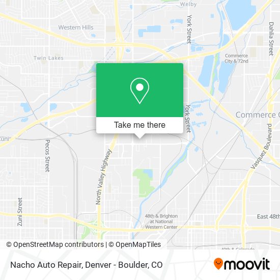 Nacho Auto Repair map