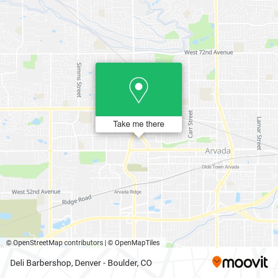 Deli Barbershop map