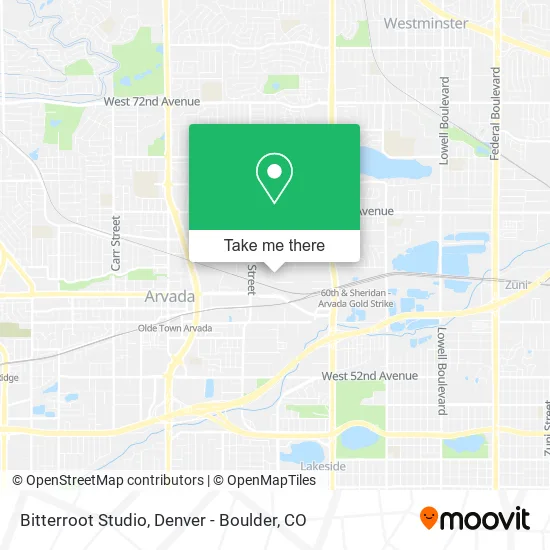 Mapa de Bitterroot Studio