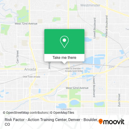 Risk Factor - Action Training Center map