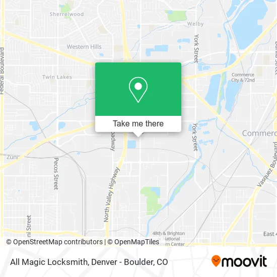 Mapa de All Magic Locksmith