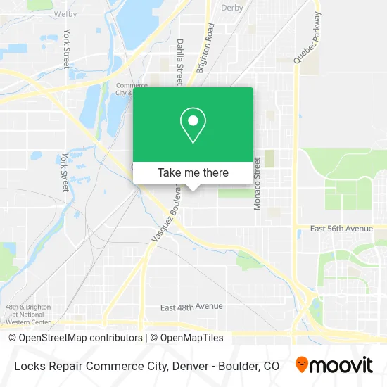 Locks Repair Commerce City map