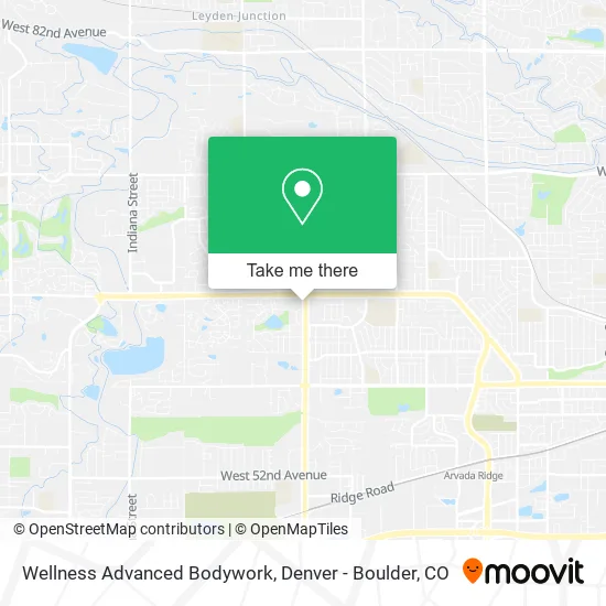Wellness Advanced Bodywork map