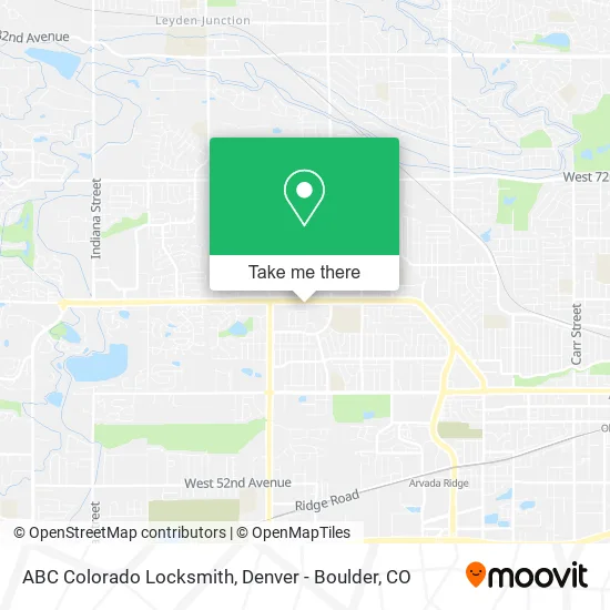 ABC Colorado Locksmith map
