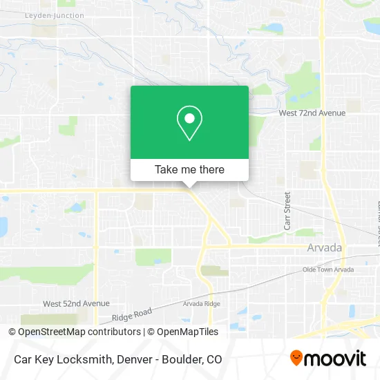 Car Key Locksmith map