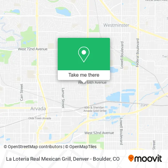 La Loteria Real Mexican Grill map