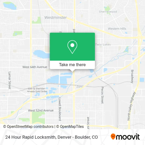 24 Hour Rapid Locksmith map