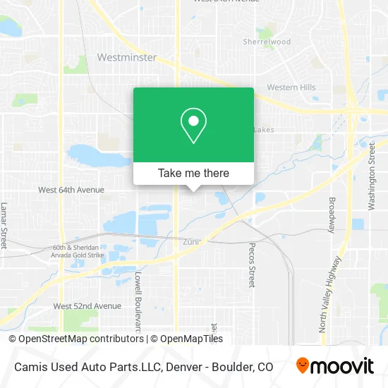 Camis Used Auto Parts.LLC map