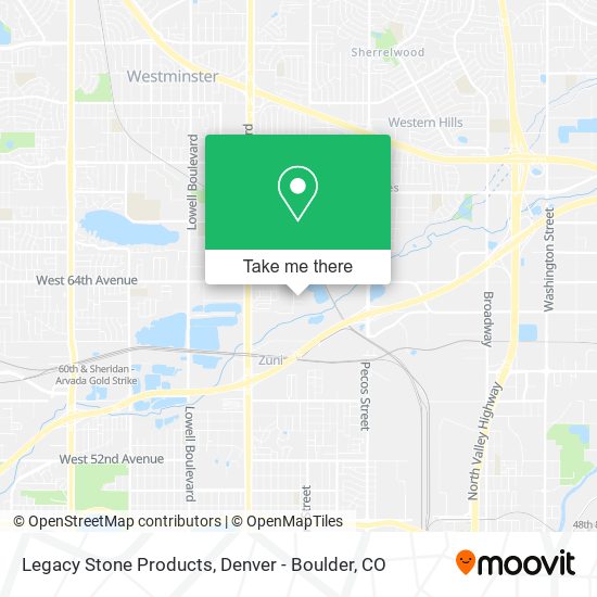 Legacy Stone Products map