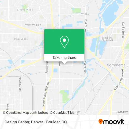 Mapa de Design Center