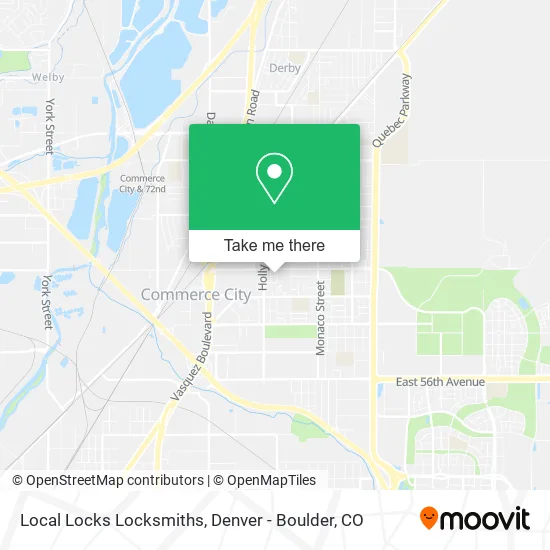 Local Locks Locksmiths map