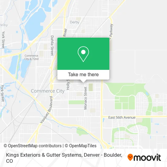 Kings Exteriors & Gutter Systems map