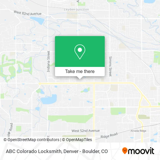 ABC Colorado Locksmith map