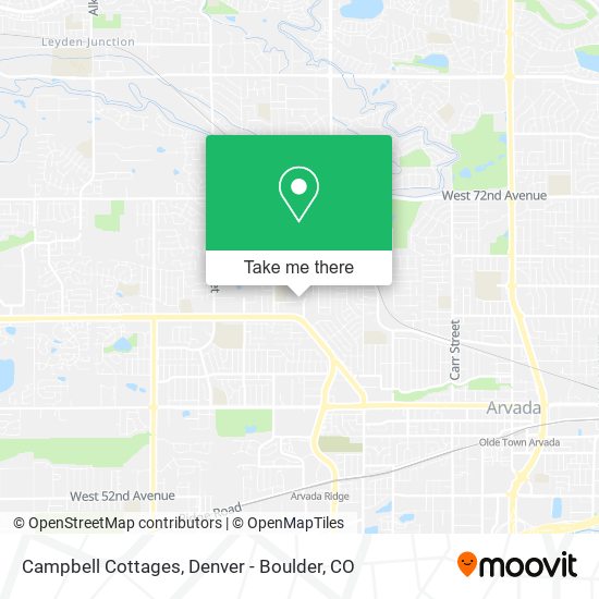 Campbell Cottages map