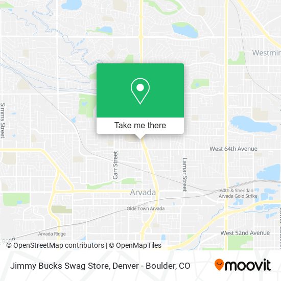 Jimmy Bucks Swag Store map