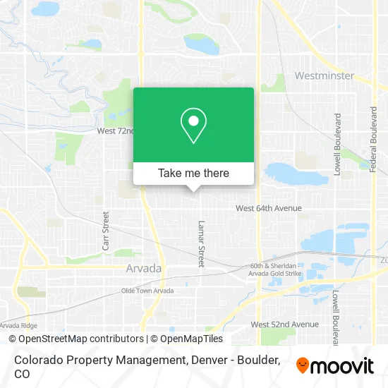 Colorado Property Management map