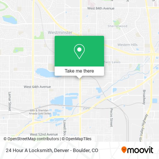 Mapa de 24 Hour A Locksmith