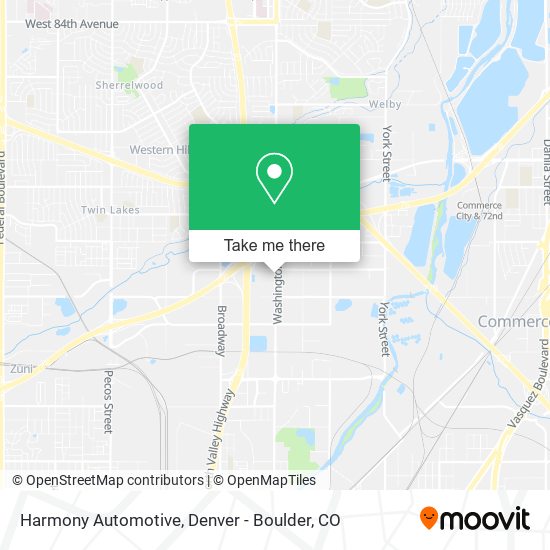 Harmony Automotive map