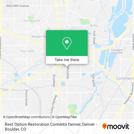 Best Option Restoration Contents Denver map
