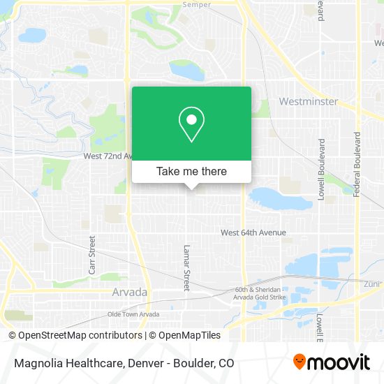 Magnolia Healthcare map