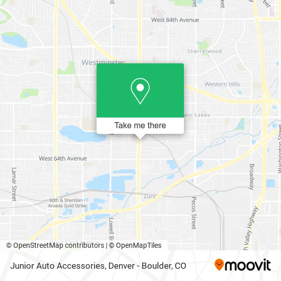 Junior Auto Accessories map