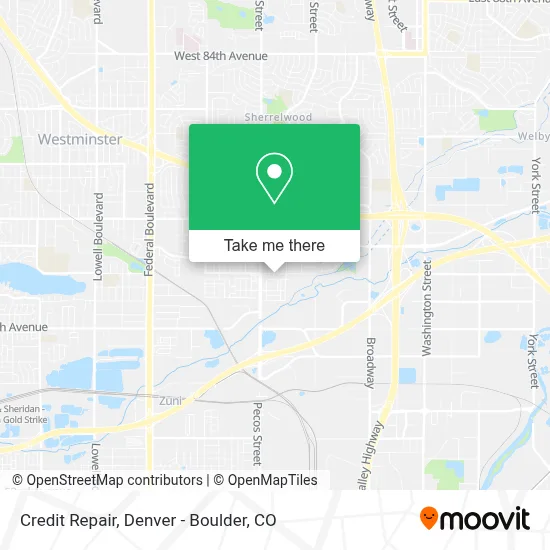 Credit Repair map