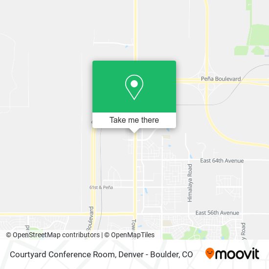 Courtyard Conference Room map