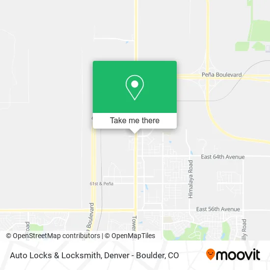 Auto Locks & Locksmith map