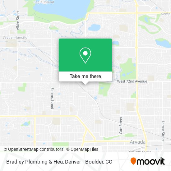 Bradley Plumbing & Hea map