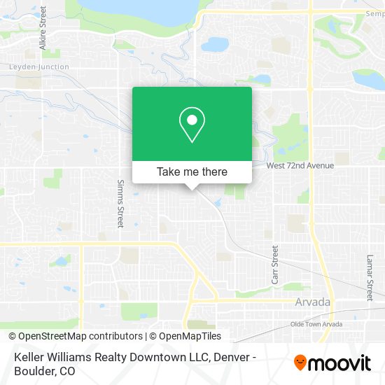Keller Williams Realty Downtown LLC map