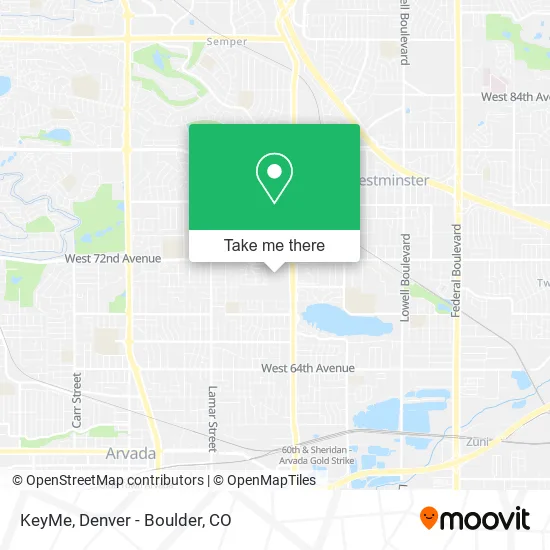 Mapa de KeyMe