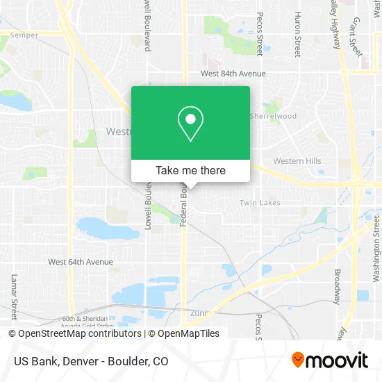 US Bank map