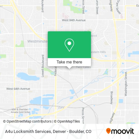 Mapa de A4u Locksmith Services