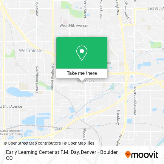 Early Learning Center at F.M. Day map