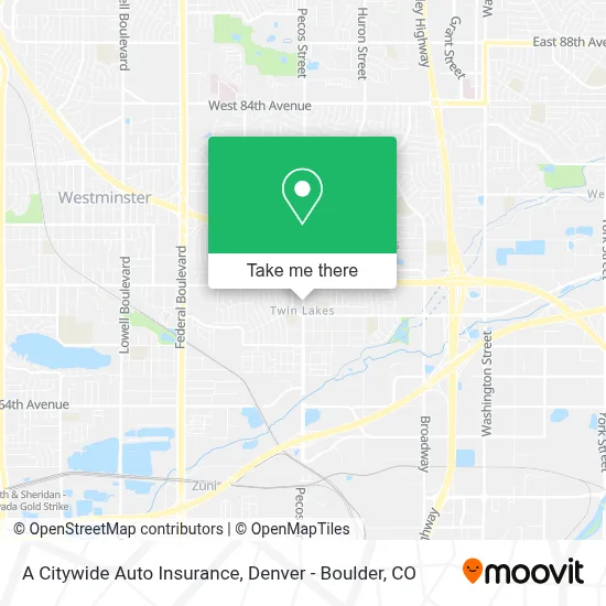 A Citywide Auto Insurance map