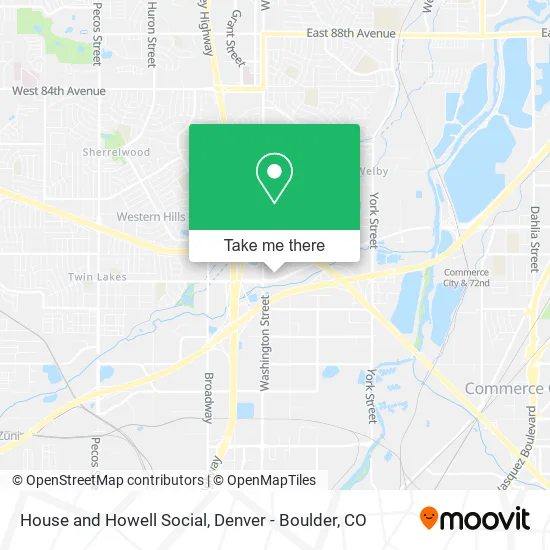 House and Howell Social map