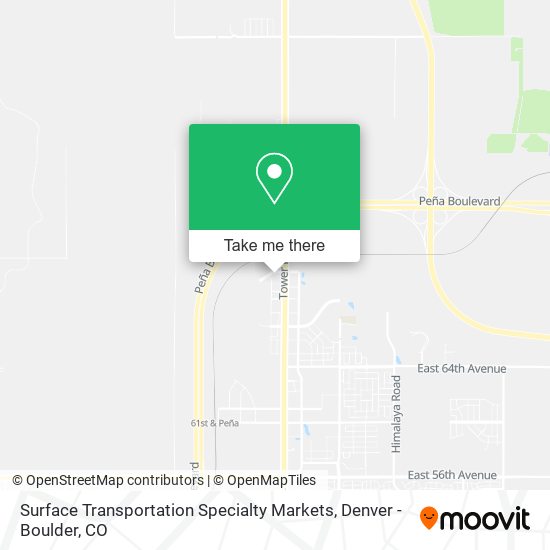 Mapa de Surface Transportation Specialty Markets