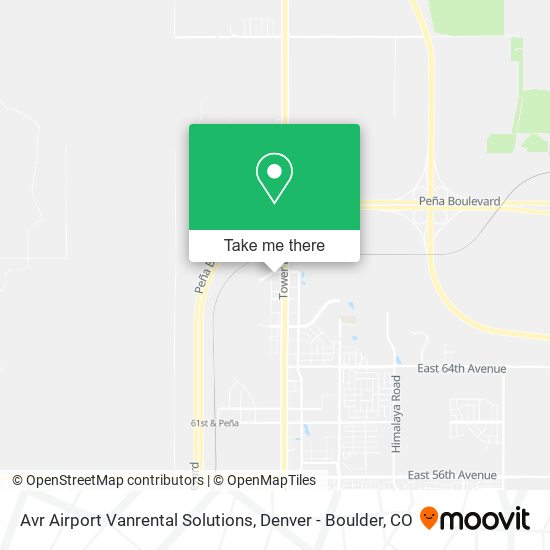 Mapa de Avr Airport Vanrental Solutions