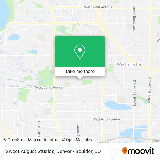 Mapa de Sweet August Studios