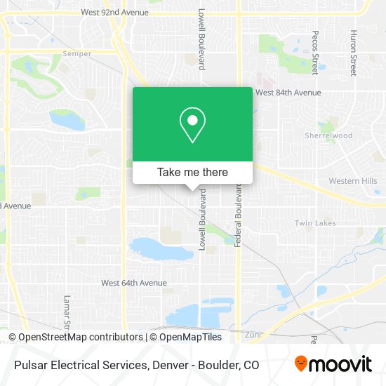 Pulsar Electrical Services map