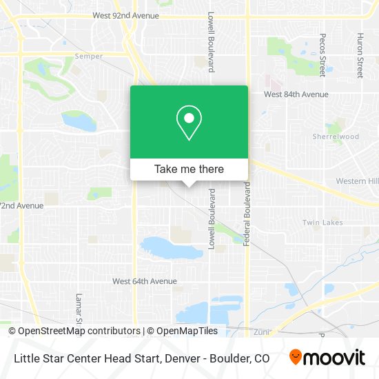Mapa de Little Star Center Head Start
